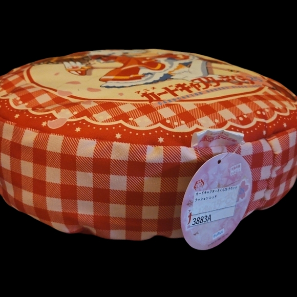 Cardcaptor Sakura 15in Cushion Red Gingham NWT - Picture 2 of 7
